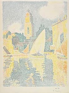 Saint-Tropez:  The Port by Paul Signac (French, 1863–1935)