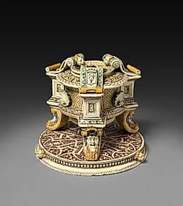 Salt Cellar by Saint-Porchaire (French)