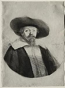 Samuel Manasseh Ben Israel by Rembrandt van Rijn (Dutch, 1606–1669)