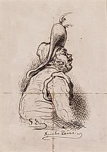 Sancho Panza by Gustave Doré (French, 1832–1883)