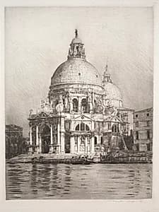 Santa Maria Della Salute #1 by Mortimer Menpes (British, 1860–1938)