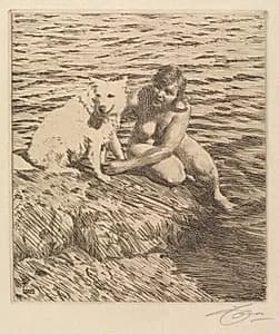 Sappo by Anders Zorn (Swedish, 1860–1920)