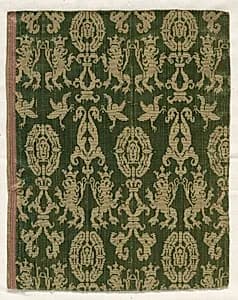 Satin Fragment by Unknown Artist
