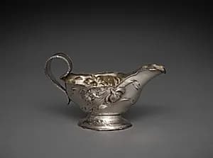 Sauce Boat and Tray by Barbour Silver Company (American)