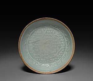 Saucer: Qingbai ware by Unknown Artist