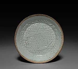 Saucer: Qingbai ware by Unknown Artist