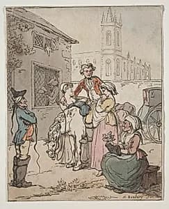 Scene Outside an Inn