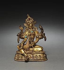Seated Vasudhara by Unknown Artist