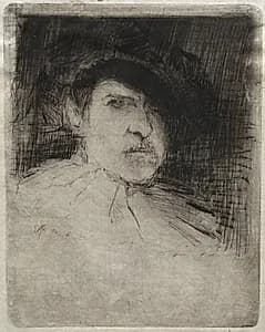 Self-Portrait in Costume by Otto H. Bacher (American, 1856–1909)