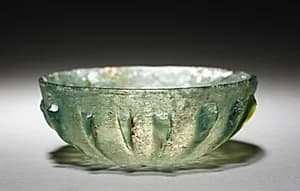 Shallow Ribbed Bowl by Unknown Artist