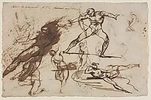 Sheet of Sketches (recto) by Théodore Géricault (French, 1791–1824)