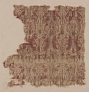 Silk Fragment by Unknown Artist
