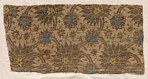 Silk Fragment by Unknown Artist