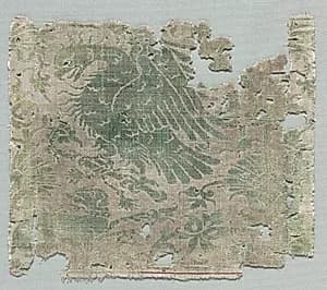 Silk Fragment by Unknown Artist