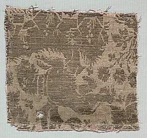 Silk Fragment by Unknown Artist