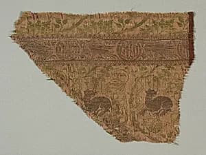 Silk Fragment by Unknown Artist