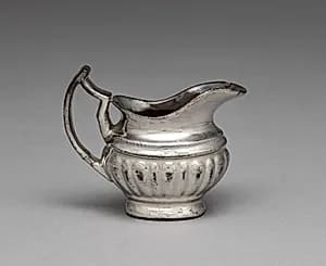 Silver Lustre Creamer by Unknown Artist