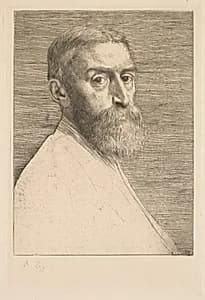 Sir Edward Poynter by Alphonse Legros (French, 1837–1911)
