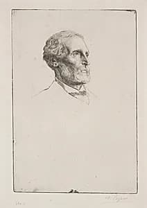 Sir Frederick W. Burton
 by Alphonse Legros (French, 1837–1911)