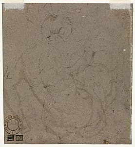 Sketch (verso) by Unknown Artist