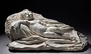 Sleeping Christ Child by Filippo Parodi (Italian, 1630–1702)
