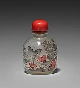 Snuff Bottle with Stopper by Unknown Artist