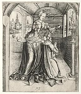 Solomon Worshipping Idols by Master MZ (German)