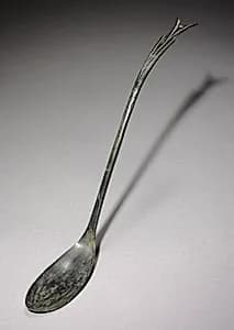 Spoon with Fish-Tail Design by Unknown Artist