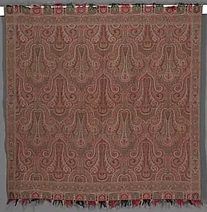 Square Reversible Shawl by Unknown Artist