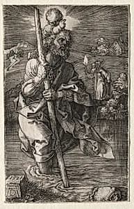 St. Christopher, Facing Right by Albrecht Dürer (German, 1471–1528)