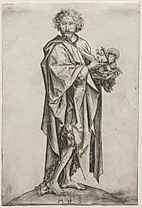 St. John the Baptist by Martin Schongauer (German, c. 1450–1491)