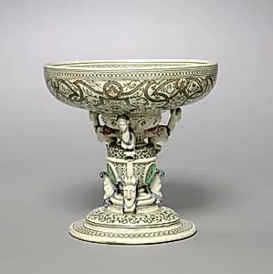 Standing Cup by Saint-Porchaire (French)