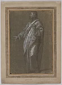 Standing Male Figure by Ludovico Cardi Cigoli (Italian, 1559–1613)