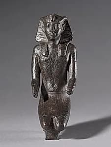 Statuette of Kneeling King by Unknown Artist