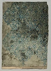 Stenciled Velvet by Tiffany Studios (America, New York, 1902–1932)