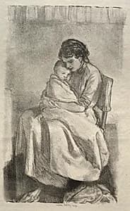Study No. 15:  Vespers by John Copley (British, 1875–1950)
