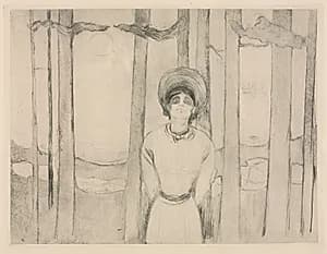 Summer Night  (The Voice) by Edvard Munch (Norwegian, 1863–1944)