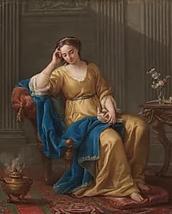 Sweet Melancholy by Joseph-Marie Vien (French, 1716–1809)