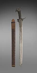 Sword (Kris) and Scabbard by Unknown Artist