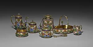 Tea Service by Feodor Ivanovich Rückert (Russian, 1840–1917)