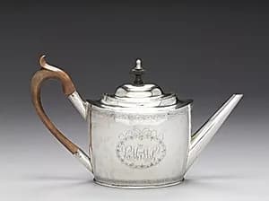 Teapot by Ebenezer Moulton (American, 1768–1824)