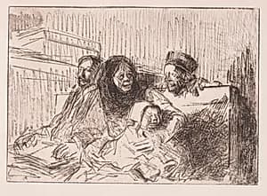 Temoins à l'audience by Jean Louis Forain (French, 1852–1931)
