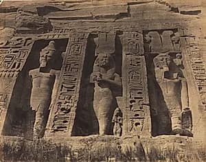 Temple of Abu Simbel by Robert Murray (British, 1822–1893)