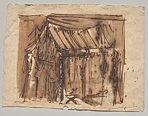 Tent (recto) by Josef Platzer (Austrian, 1751–1806)