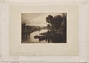 Thames Fisherman by Francis Seymour Haden (British, 1818–1910)