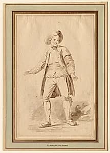 The Actor Clairval by Étienne Aubry (French, 1745–1781)