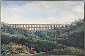 The Aqueducts at Caserta by Carl Ludwig Hackert (German, 1751–1798)