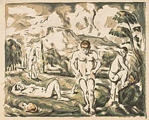 The Bathers (Large Plate) by Paul Cezanne (French, 1839–1906)