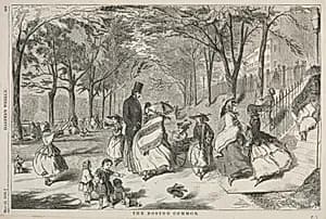 The Boston Common by Winslow Homer (American, 1836–1910)