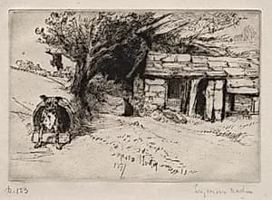 The Cabin by Francis Seymour Haden (British, 1818–1910)